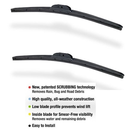 Replacement For Chrysler Pt Cruiser Year: 2003 Heavy Duty Wiper Blades
